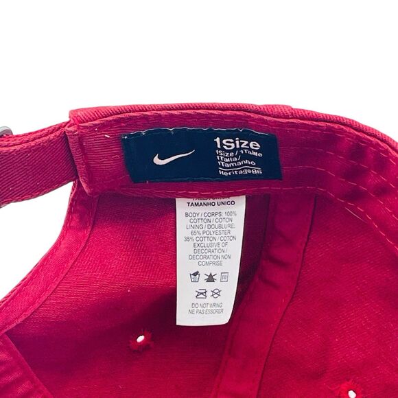 Nike Heritage86 H86 Essential Futura Cap Red Hat Classic 913011 - Picture 5 of 6